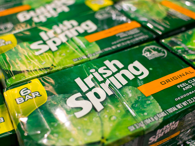 Bars of Irish Spring soap